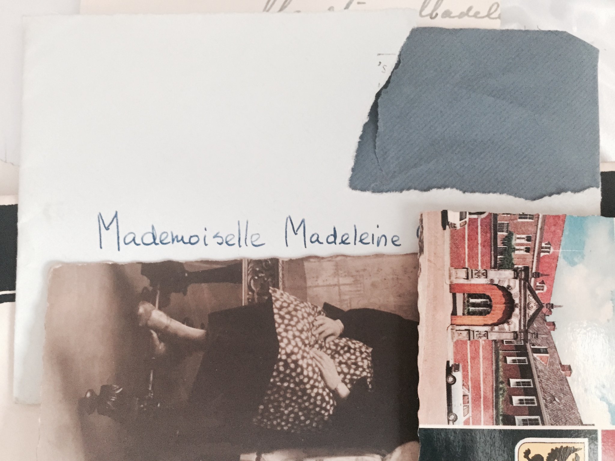 Parfois je veux voir la date sur l'enveloppe, mais Madeleine a retiré le timbre pour leur collection, forcément ! :) https://t.co/vMZAPBVGbP